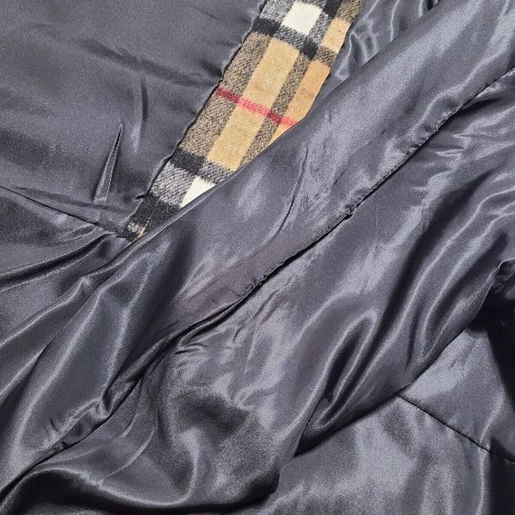 We11done Oversized Half-Zip Front Check British Wool Shirt Jacket Camel One Size - Picture 15 of 16